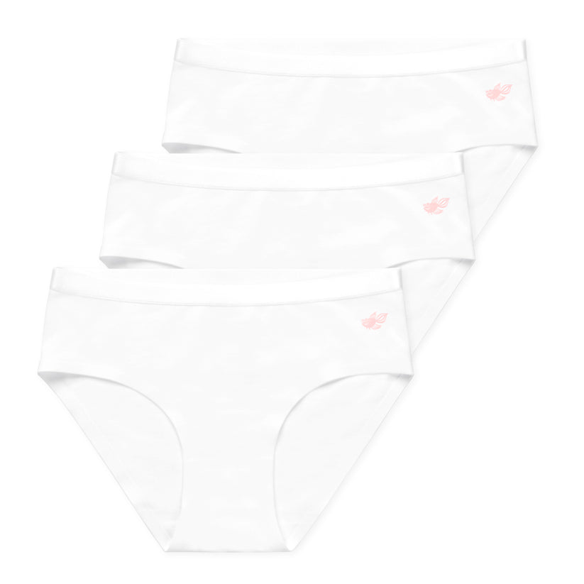 Bella Girls Briefs (3-Pack) - White
