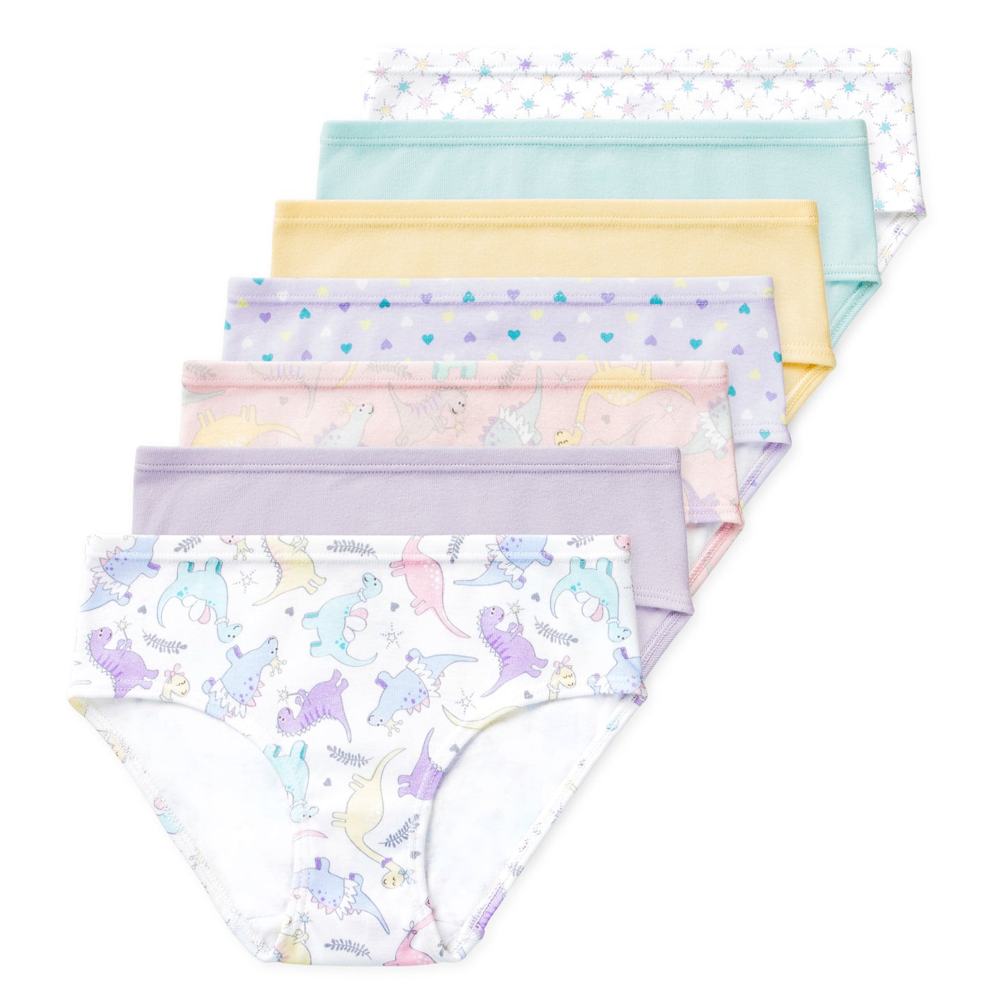 Organic Cotton Girls Briefs - Dinorama