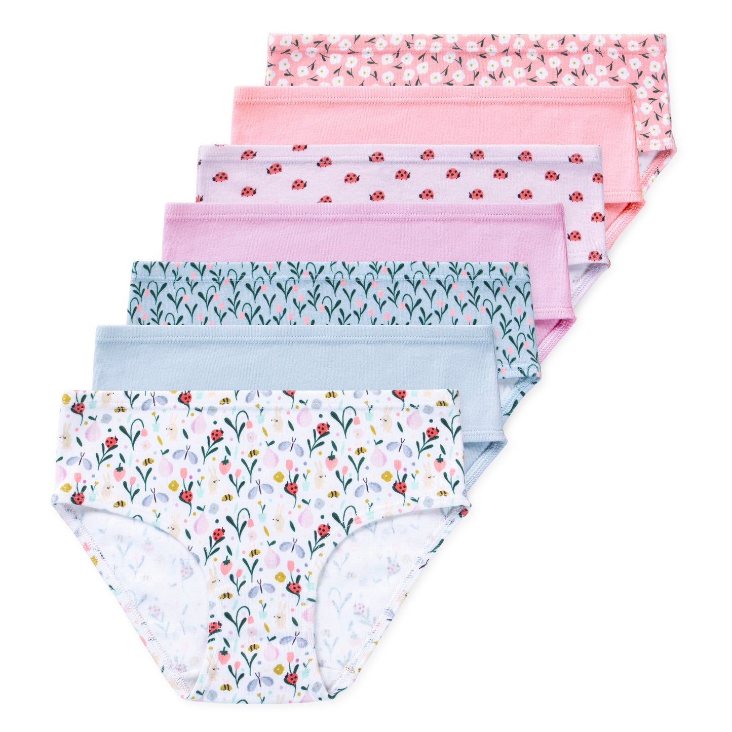 Gracie Girls Organic Cotton Briefs - English Garden