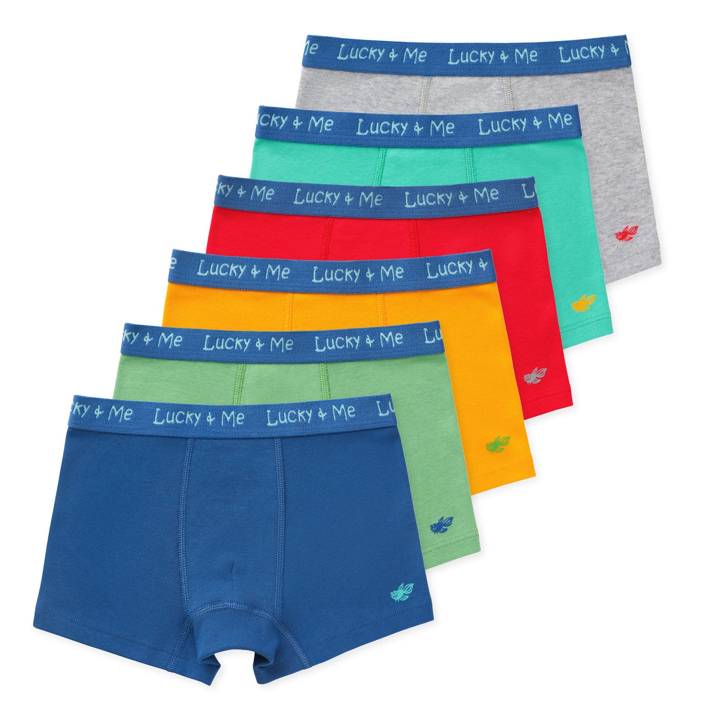 Grayson Boys Organic Cotton Boxer Briefs (6-Pack) - Alpine