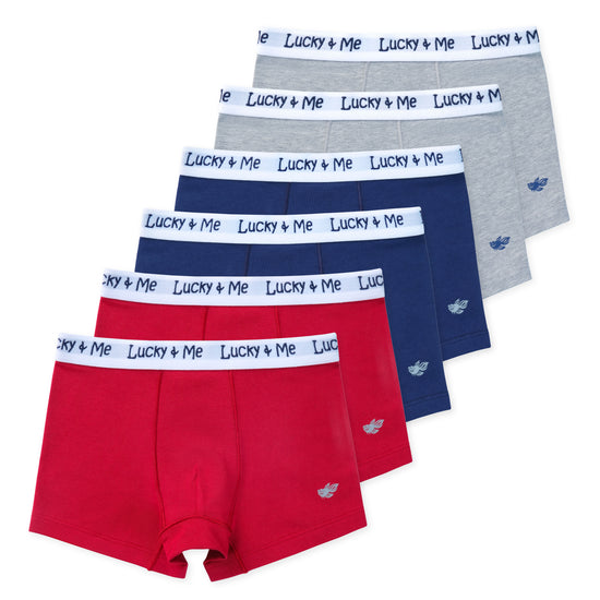 Liam Boys Boxer Briefs (6-Pack) - Regatta Liam Boys Boxer Briefs (6-Pack) - Regatta
