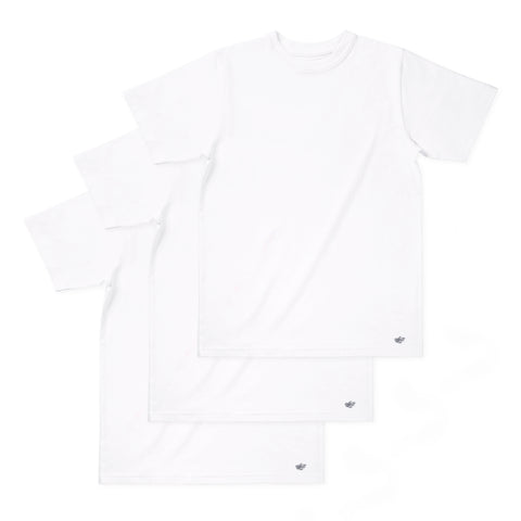 Logan Youth Boys Classic Tees (3-Pack) - White