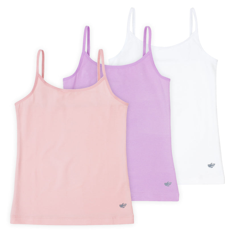 Emma Girls Camisoles (3-Pack) - Lite Pastel
