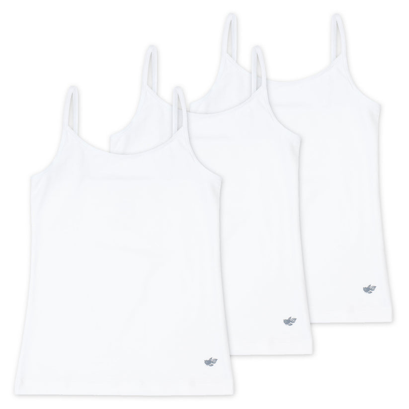 Emma Girls Camisoles (3-Pack) - White
