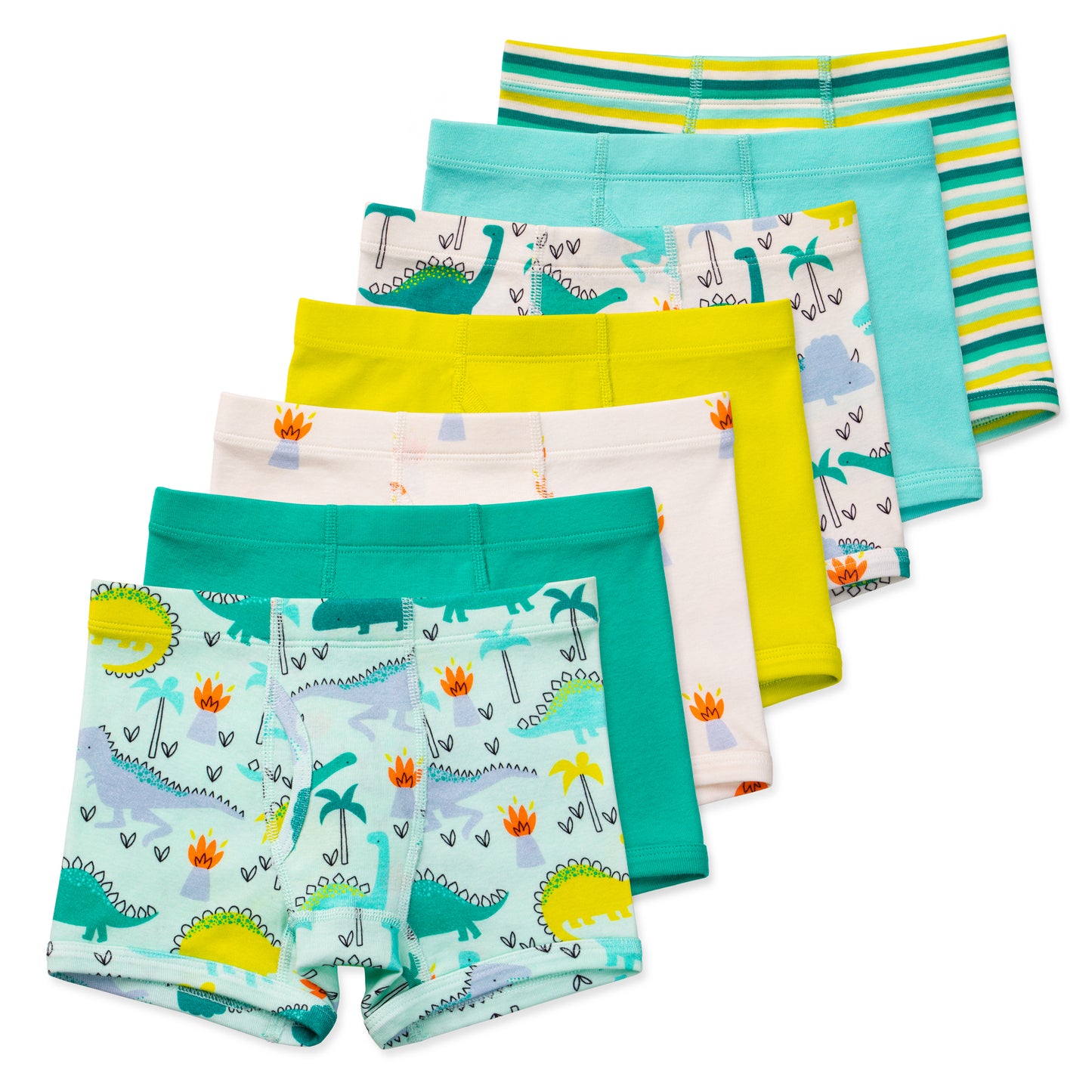Nolan Boys Organic Cotton Boxer Briefs (7-Pack) - Roarsome