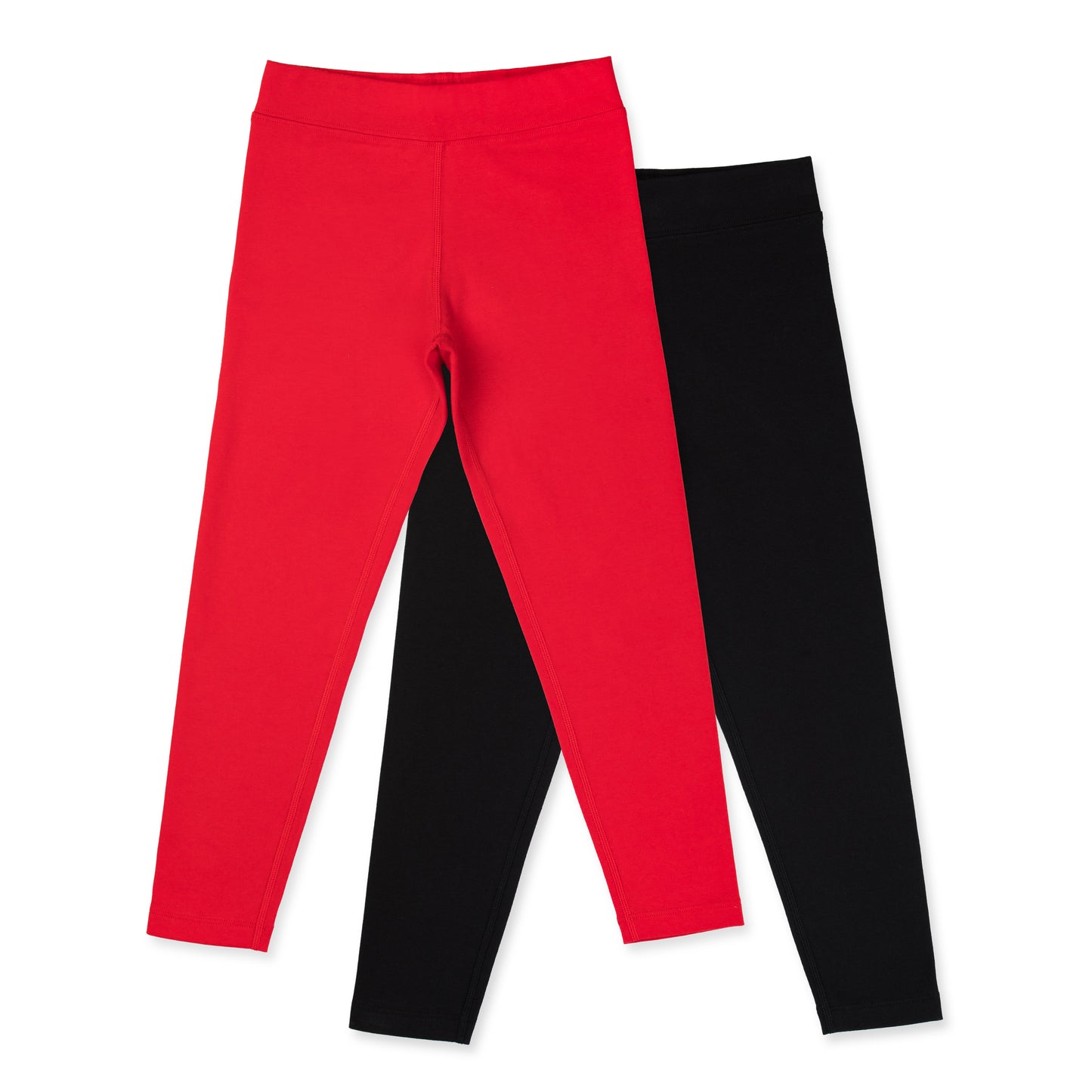 Organic Cotton Girls Leggings - Pink Pearl