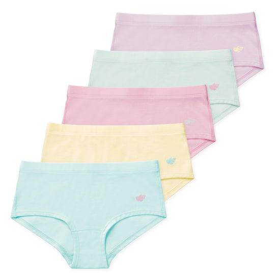 Annika Girls Boyshorts (5-Pack) - Pastel