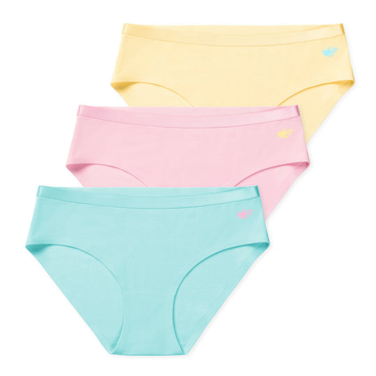 Bella Tween Girls Briefs - ComfySeam (3-Pack)