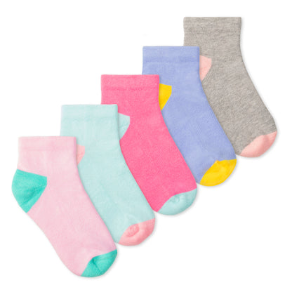 Charlie Kids Ankle Socks (5-Pack) - Summer Skies