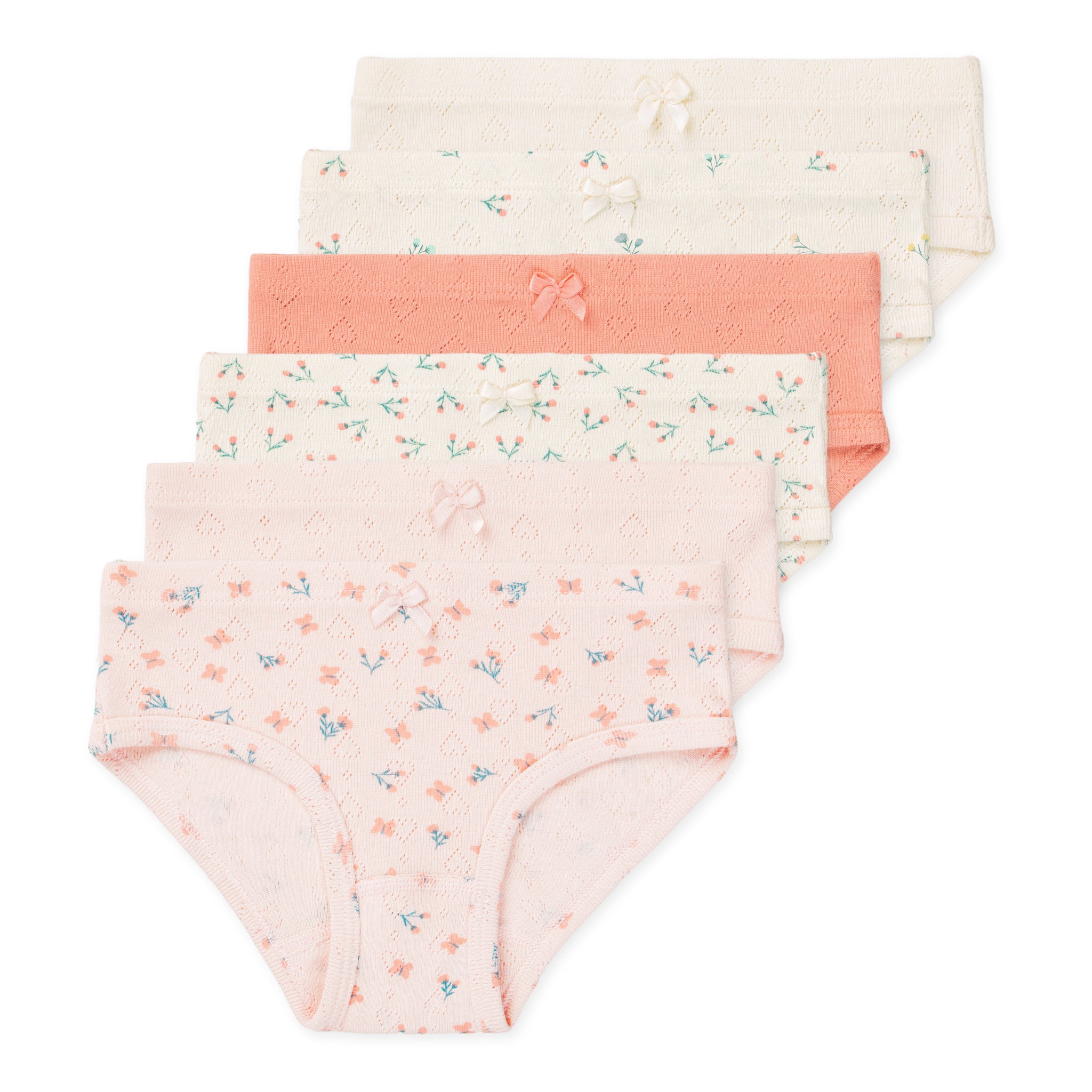 Women's Soft 100% Organic Cotton Bikini Underwear 2-Pack | Dusty Rose