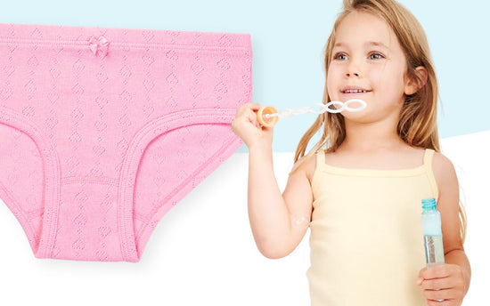 Girl with Erica Organic Cotton Briefs