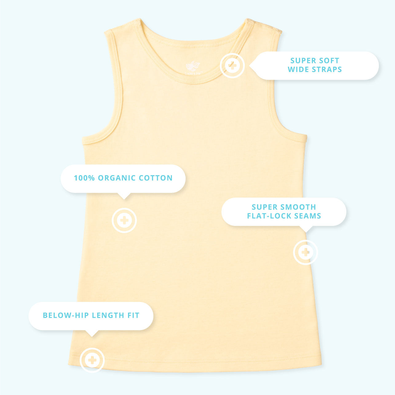 Gracie Girls Organic Cotton Tanks | Lucky & Me
