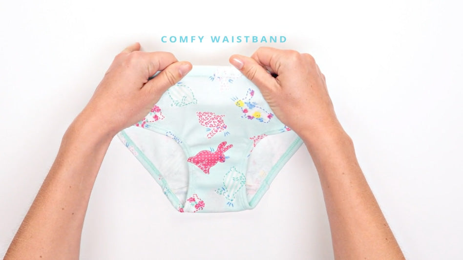 Gracie Girls Organic Cotton Briefs - Video Thumbnail