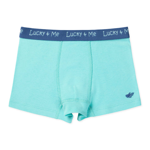 Grayson Boys Organic Cotton Boxer Briefs - Light Teal