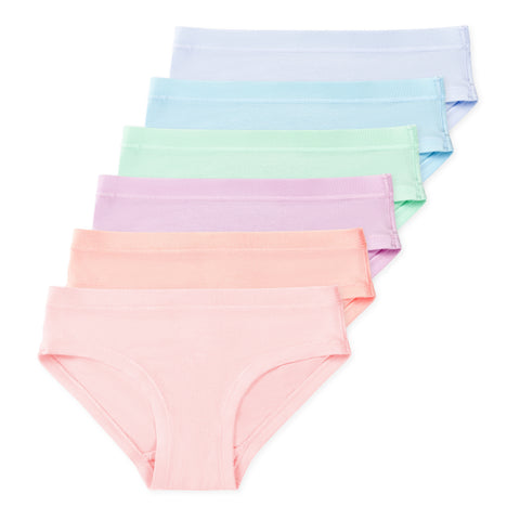 Hazel Girls Micromodal Bikini Underwear (6-Pack) - Chiffon