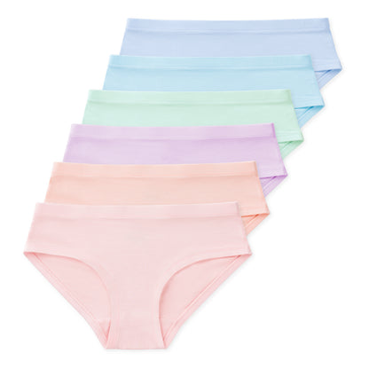 Hazel Tween Girls Micromodal Bikini Underwear (6-Pack) - Chiffon