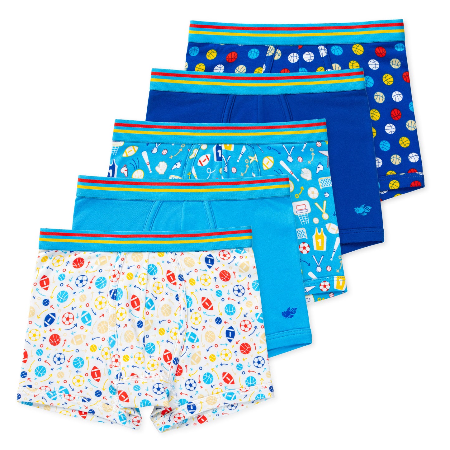 Jameson Boys Performance Boxer Briefs (5-Pack) - Game On