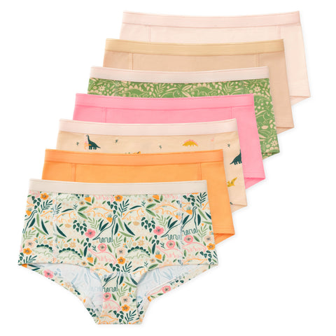 Jamie Girls Performance Boyshorts (7-Pack)