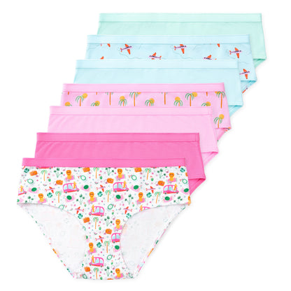 Jamie Tween Girls Performance Briefs (7-pack)
