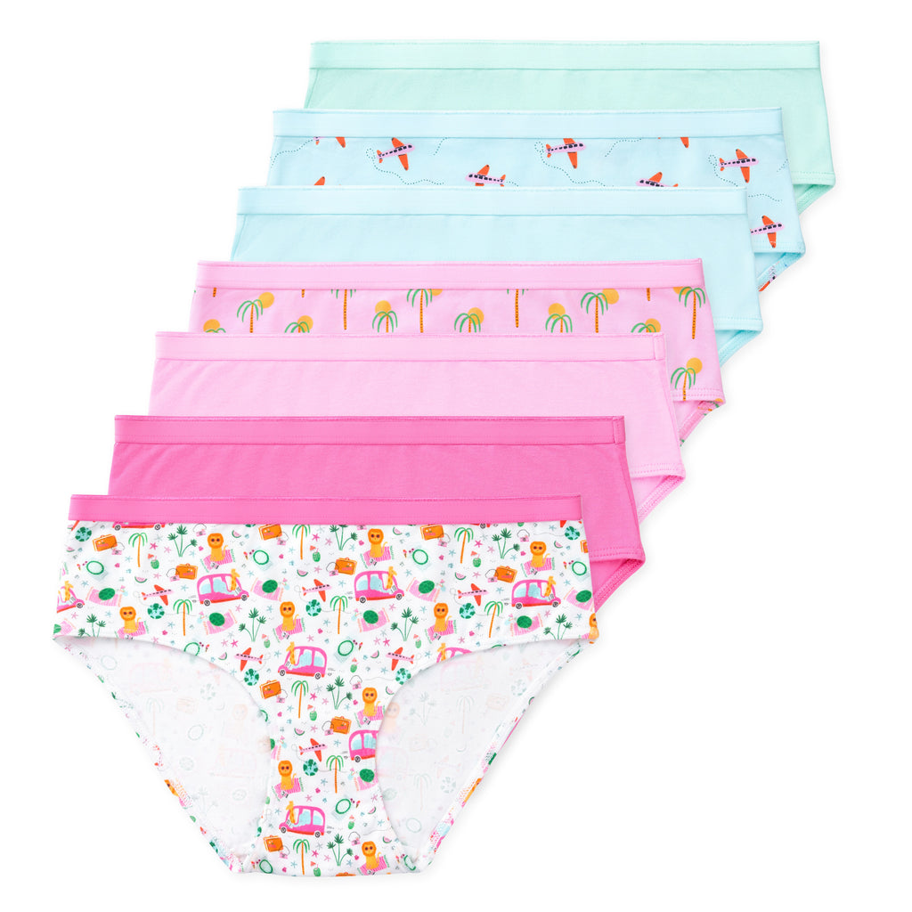 Jamie Tween Girls Performance Briefs (7-pack)