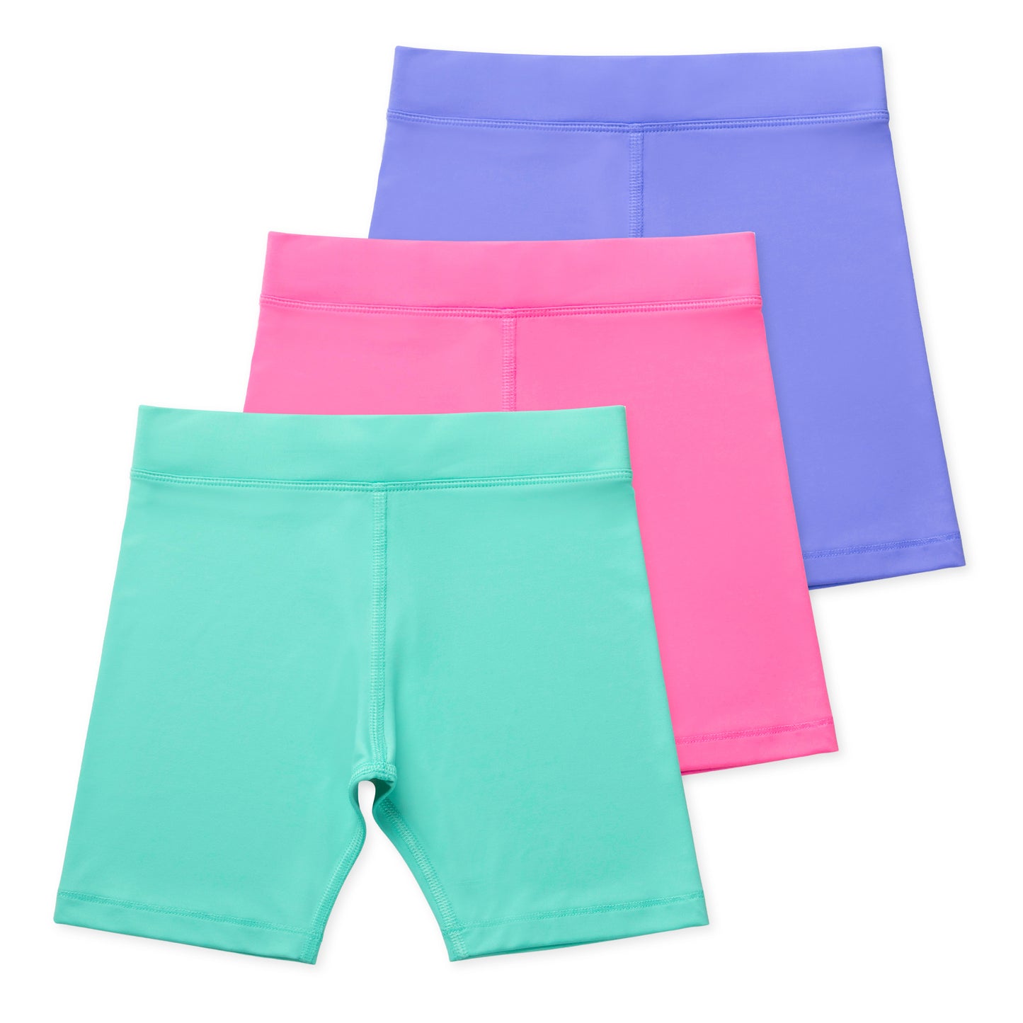 Kyra Girls Dance Bike Shorts (3-Pack) - Indigo-Go