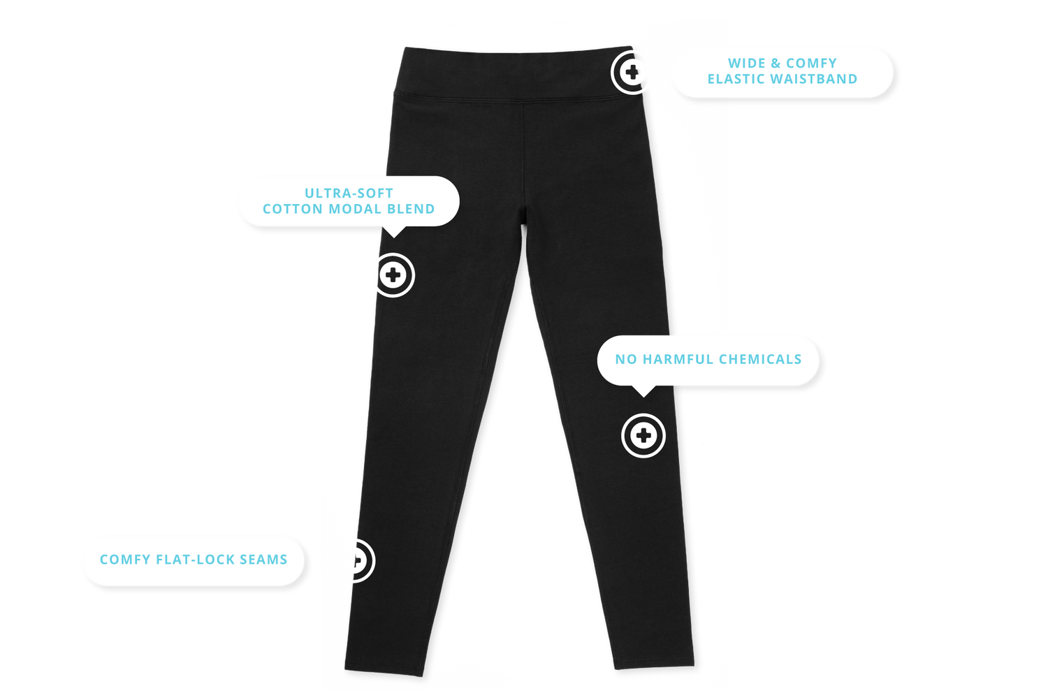 Lauren Tween Girls Leggings - Infographic