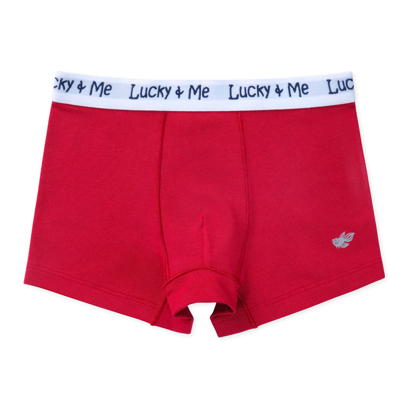Liam Boys Boxer Briefs - Red