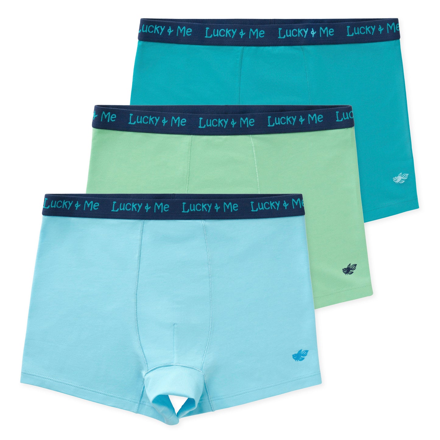 Liam Youth Boys Boxer Briefs (3-Pack) - Laguna