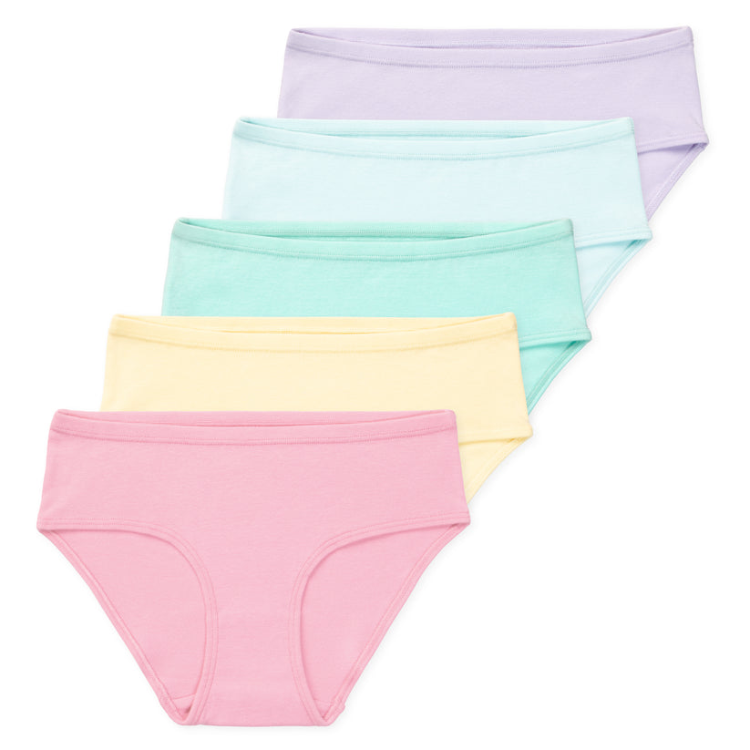 Gracie Tween Girls Organic Cotton Briefs (5-Pack) - Delightful