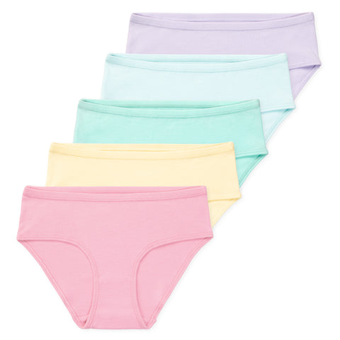 Gracie Tween Girls Organic Cotton Briefs (5-Pack) - Delightful