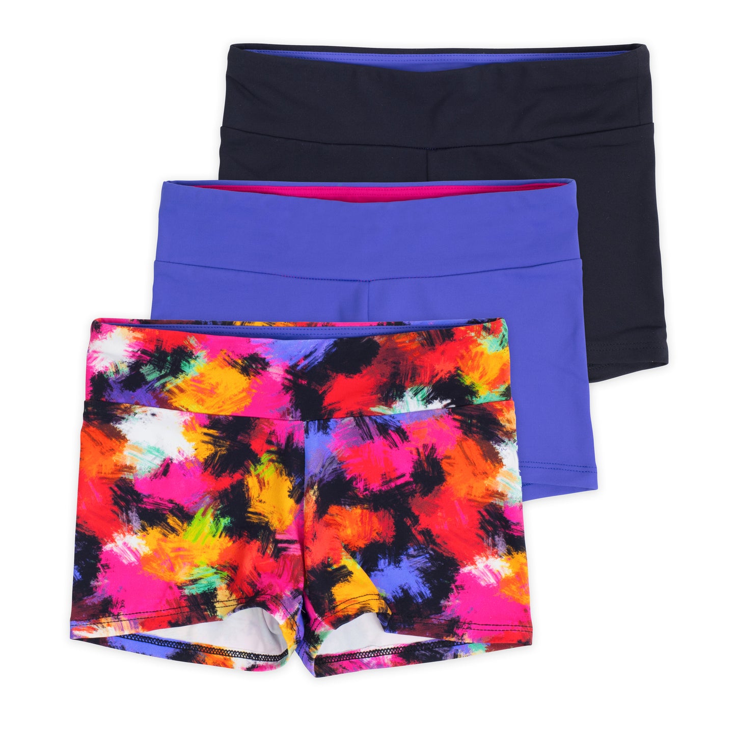 Layla Girls Dance Shorts - Graffiti