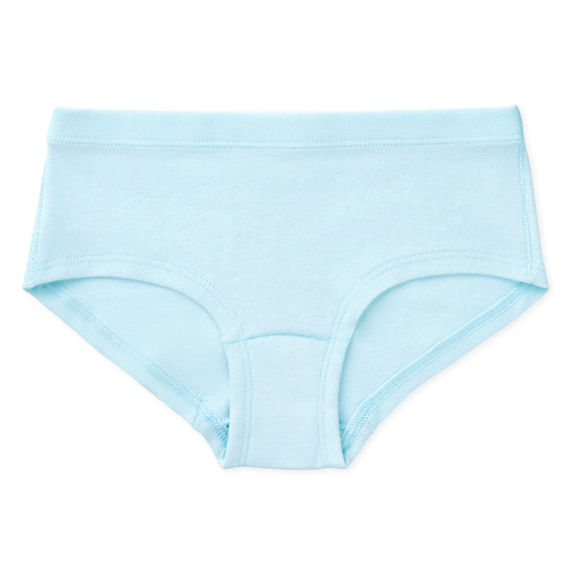 Maddie Girls Organic Cotton Boyshorts - Blue