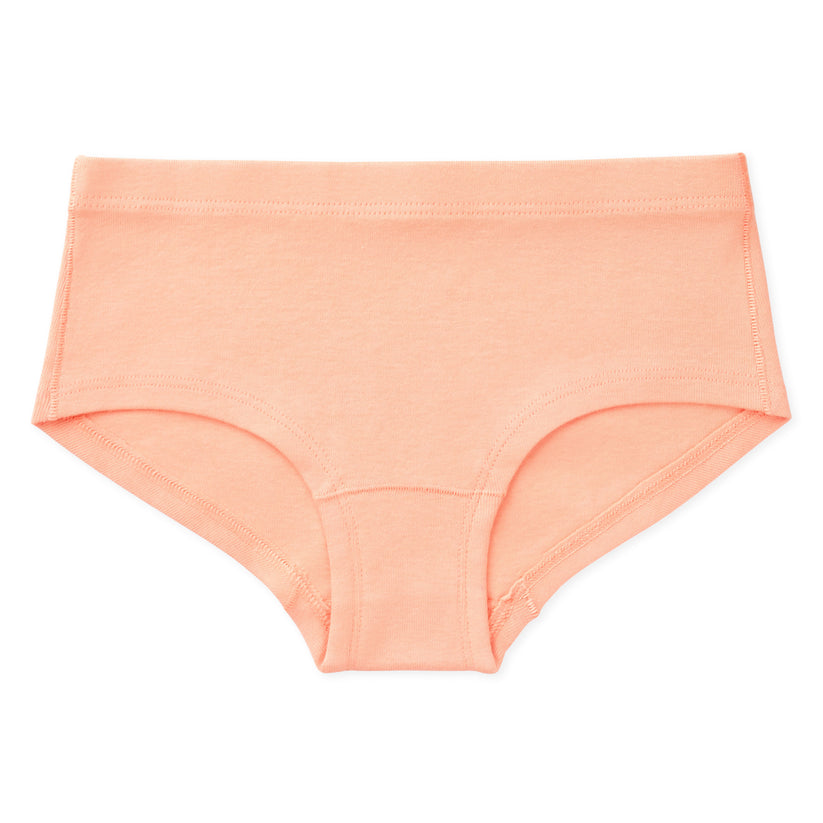 Maddie Girls Organic Cotton Boyshorts - Orange
