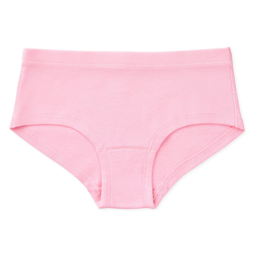 Maddie Girls Organic Cotton Boyshorts - Pink