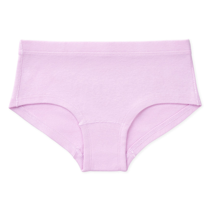 Maddie Girls Organic Cotton Boyshorts - Purple