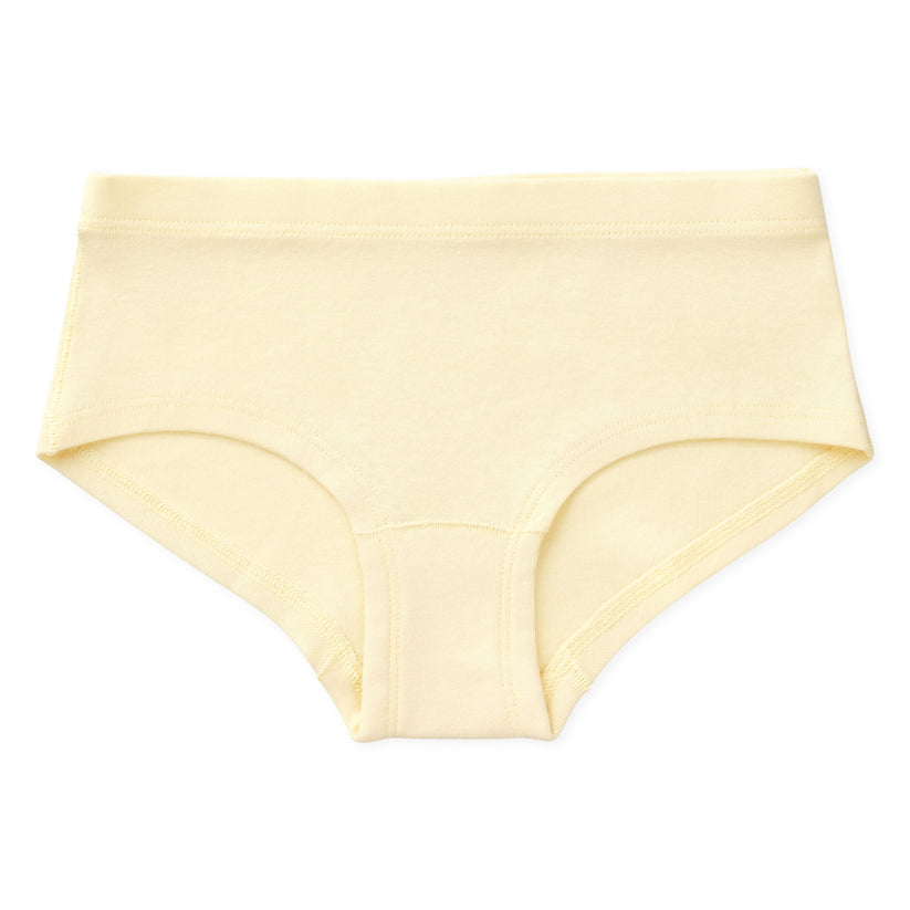 Maddie Girls Organic Cotton Boyshorts - Yellow