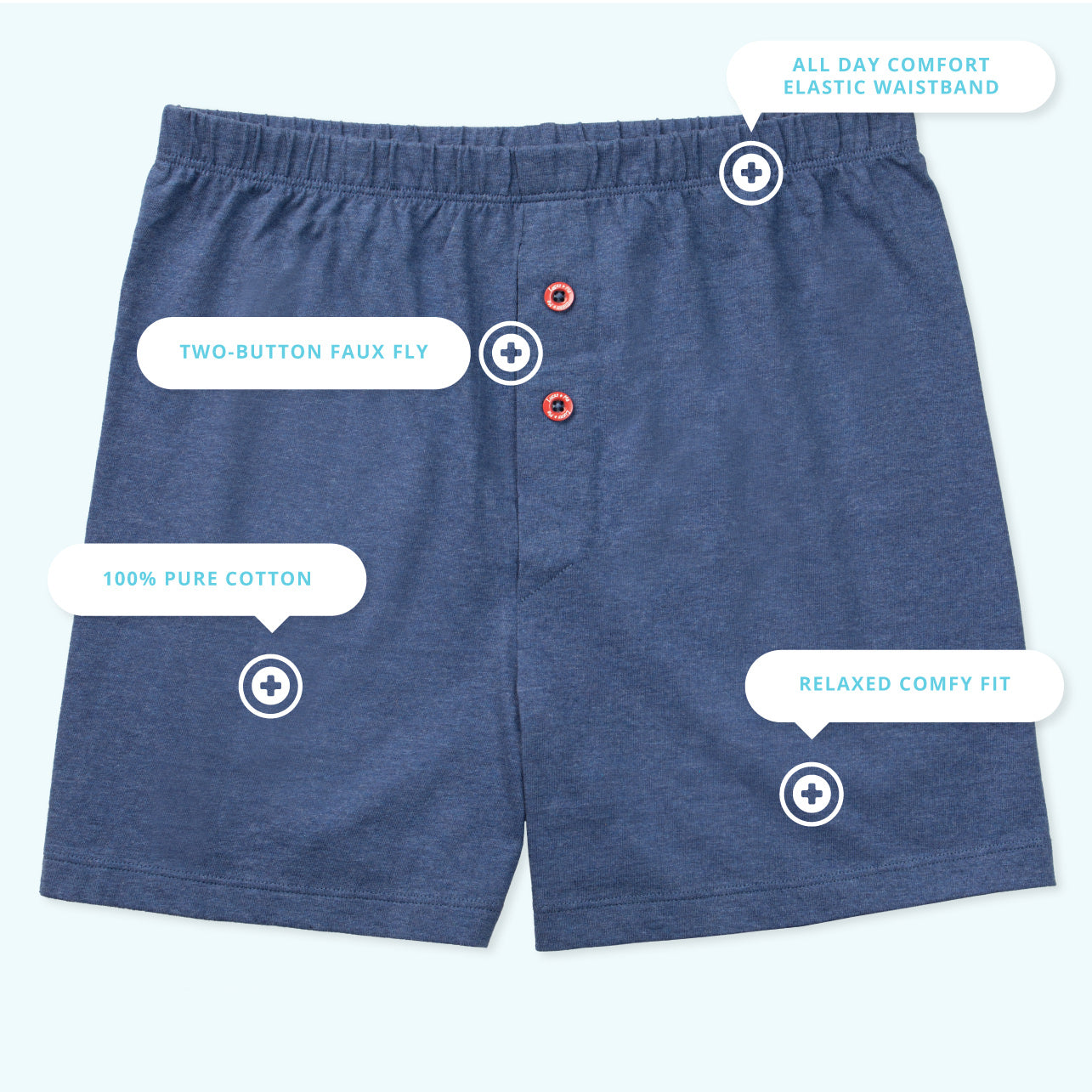 Noah Youth Boys Boxers - Infographic