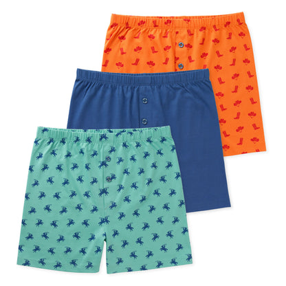Noah Youth Boys Knit Boxers (3-Pack) - Rodeo