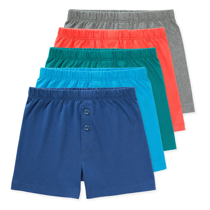 Noah Boys Knit Boxers (5-Pack) - Ridgeline