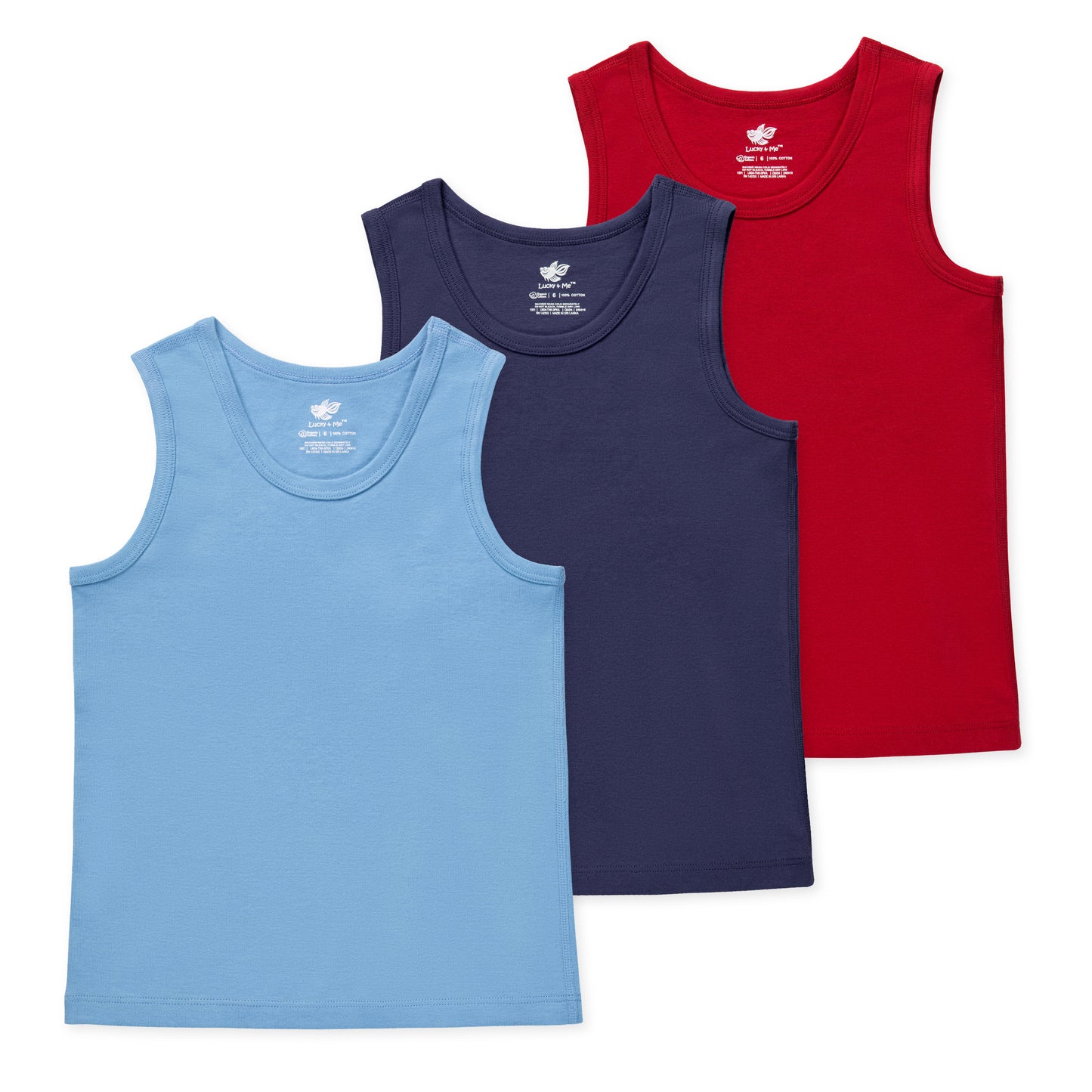 Nolan Boys Organic Cotton Tanks (3-Pack) - Acadia