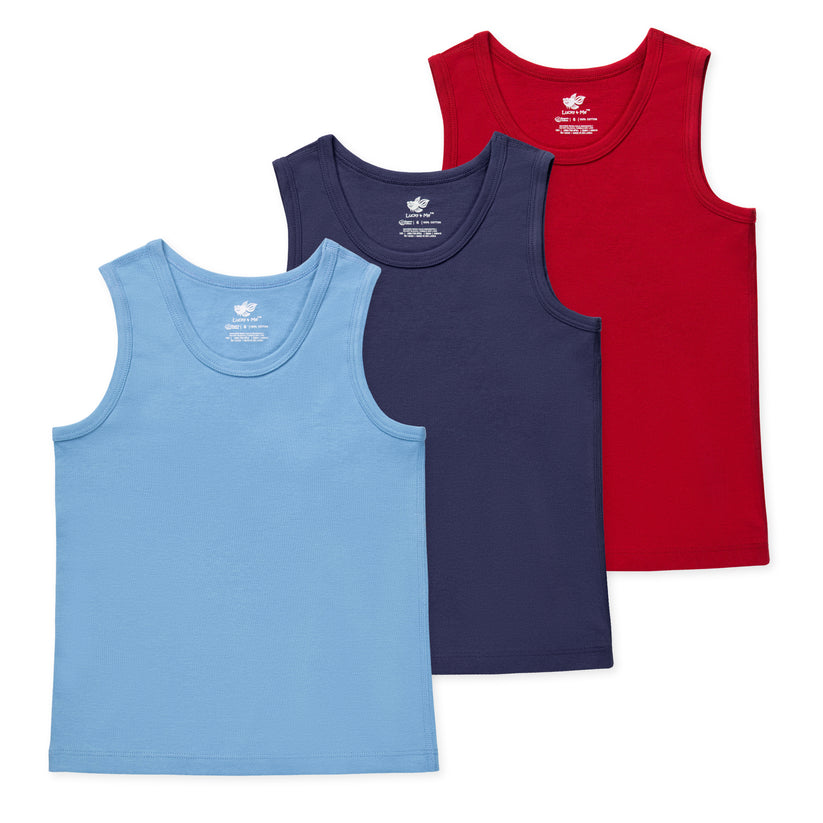 Nolan Boys Organic Cotton Tanks (3-Pack) - Acadia
