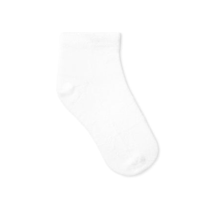 Peyton Kids Ankle Socks - White