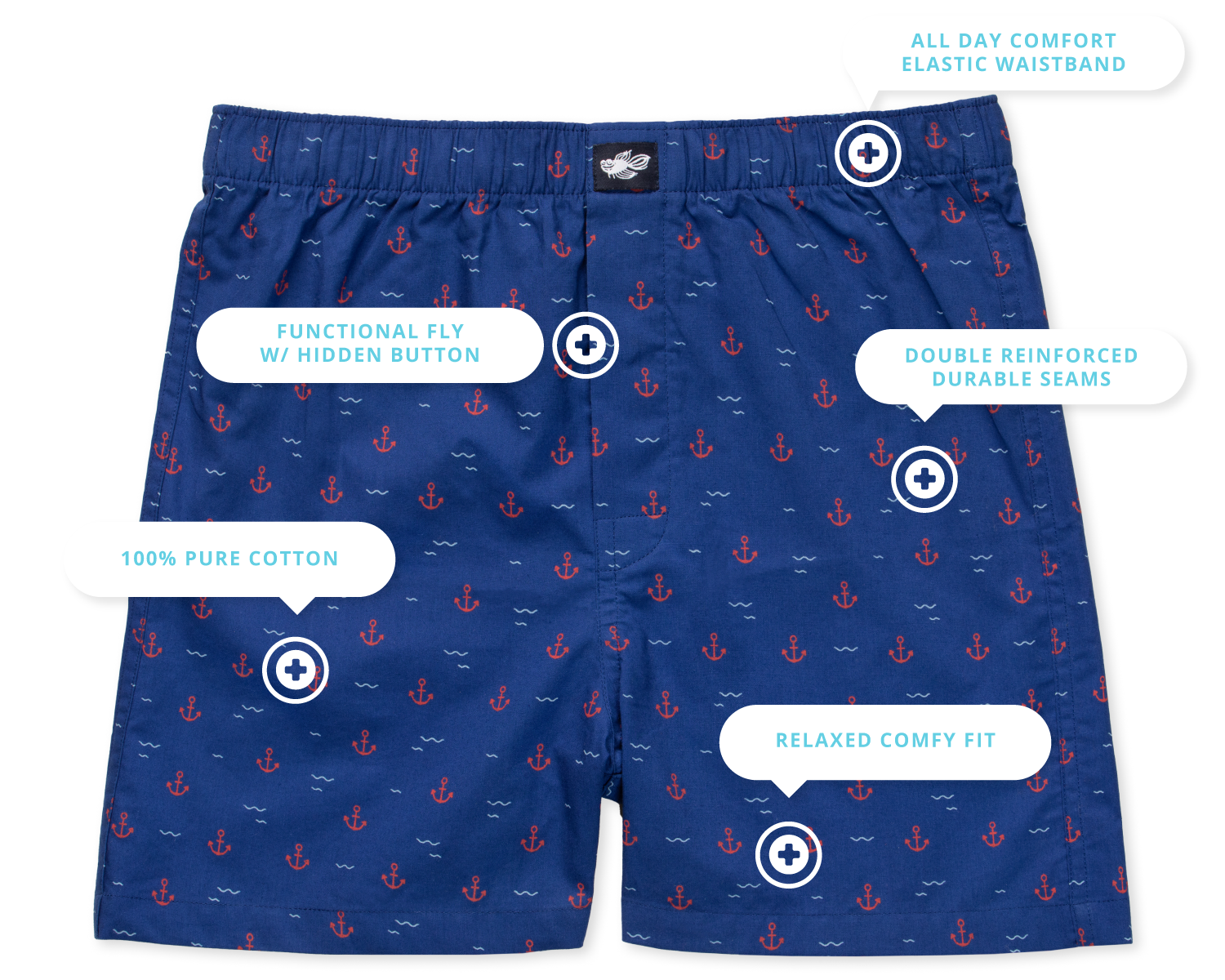 Ryan Youth Boys Boxers - Infographic