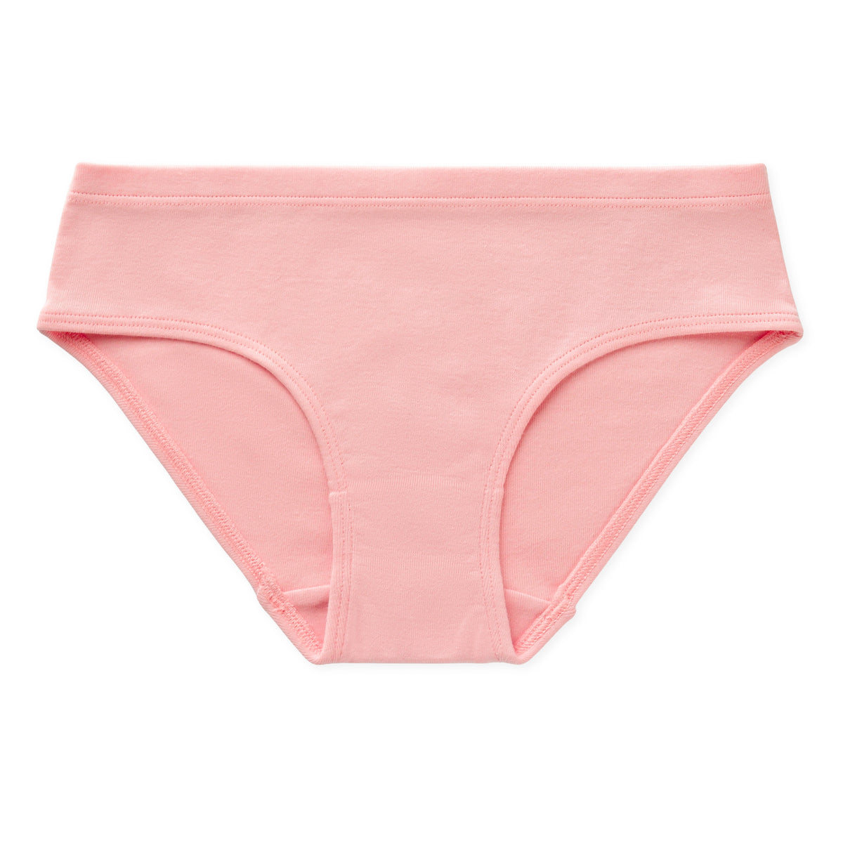 Ryleigh Tween Girls GOTS Organic Cotton Bikini Underwear - Light Pink
