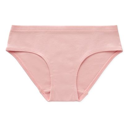 Ryleigh Tween Girls GOTS Organic Cotton Bikini Underwear - Pink Buff