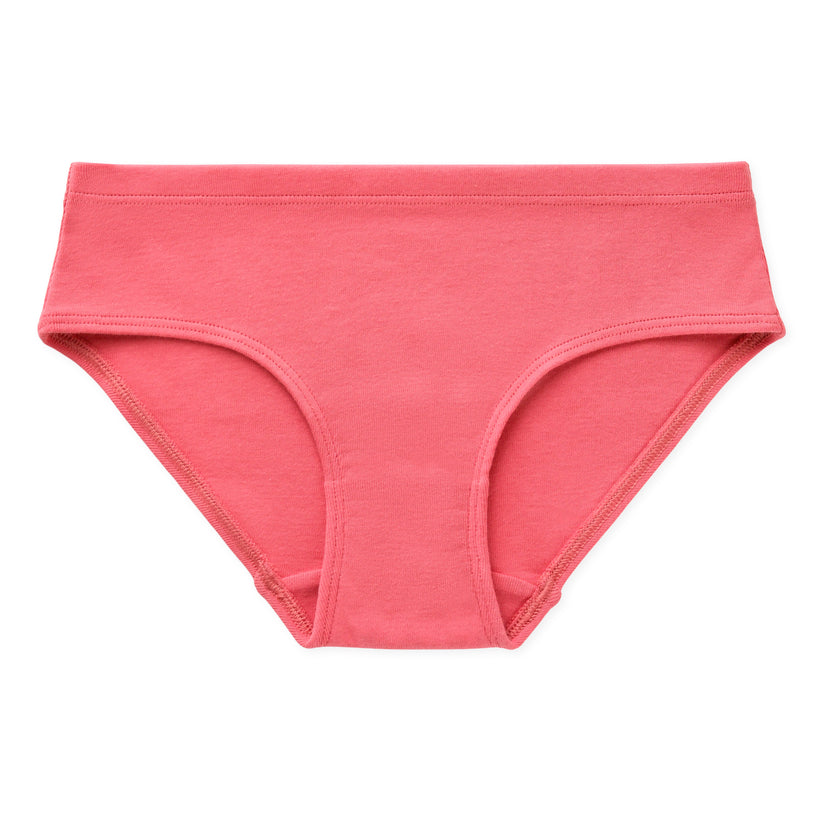 Ryleigh Tween Girls GOTS Organic Cotton Bikini Underwear - Red