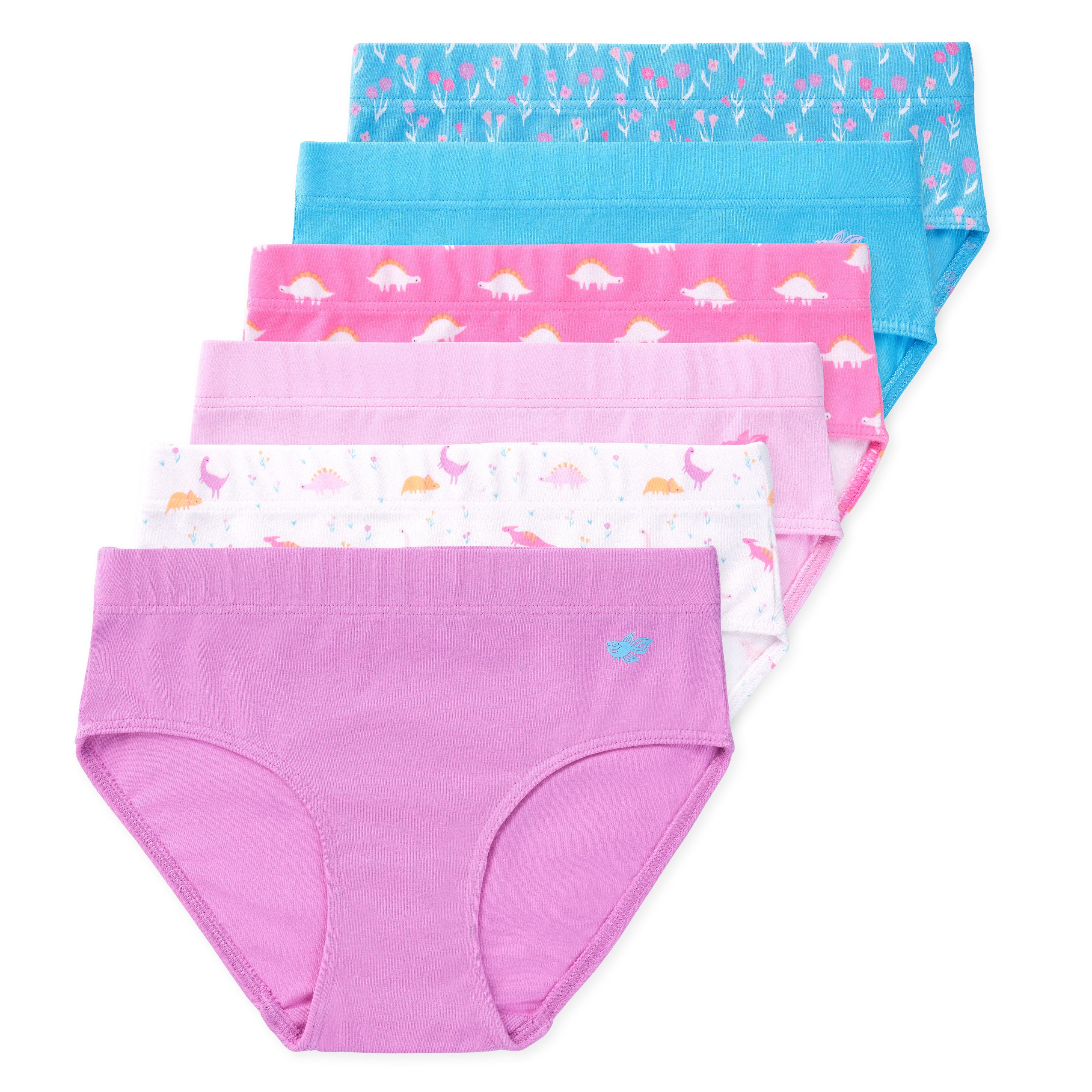 Sophie Girls Briefs - Cotton Modal Stretch Underwear | Lucky & Me