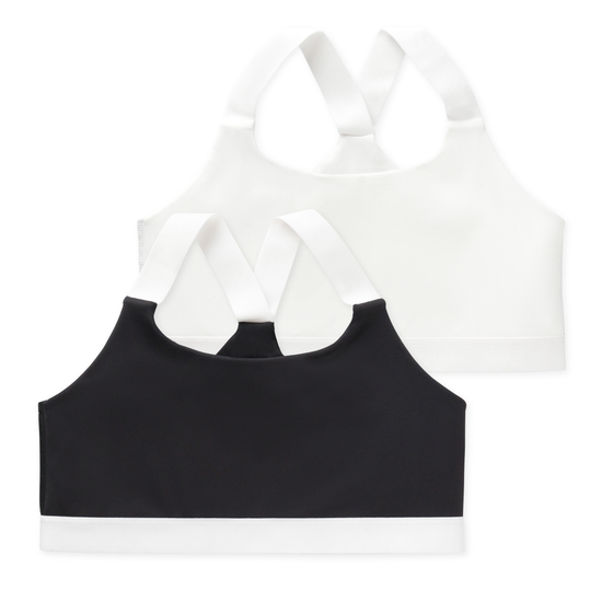 Zoey Girls Bralettes (2-Pack) - Eclipse