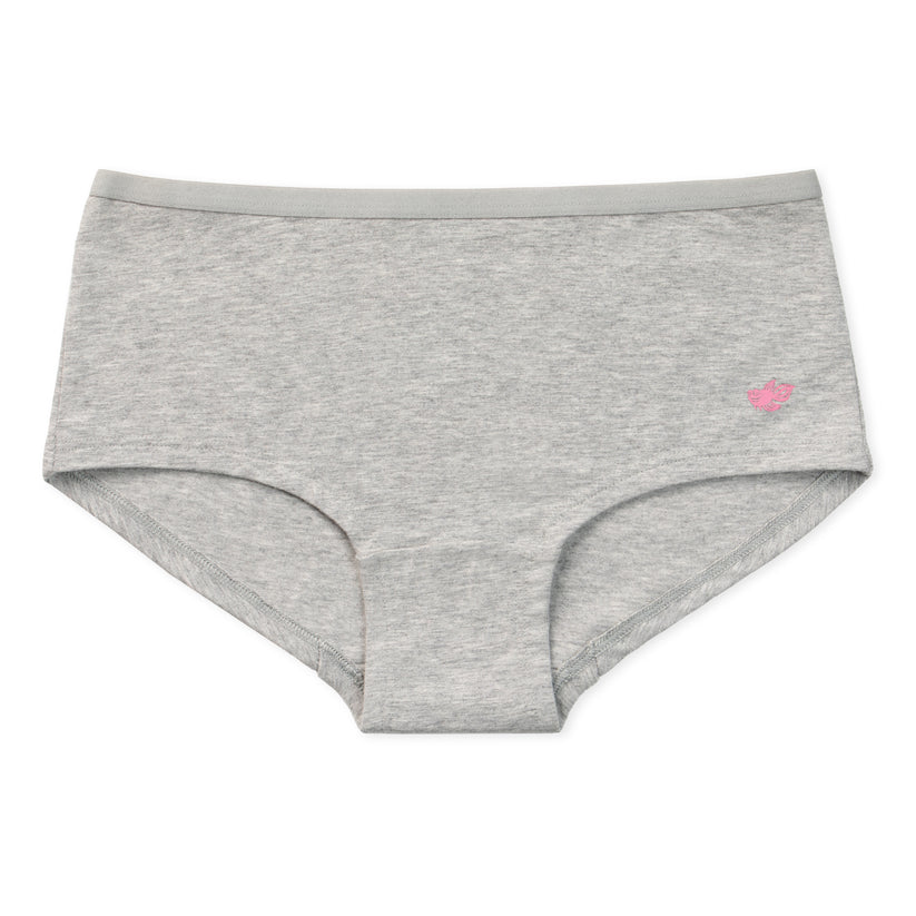 Annika Tween Girls Boyshorts - Grey