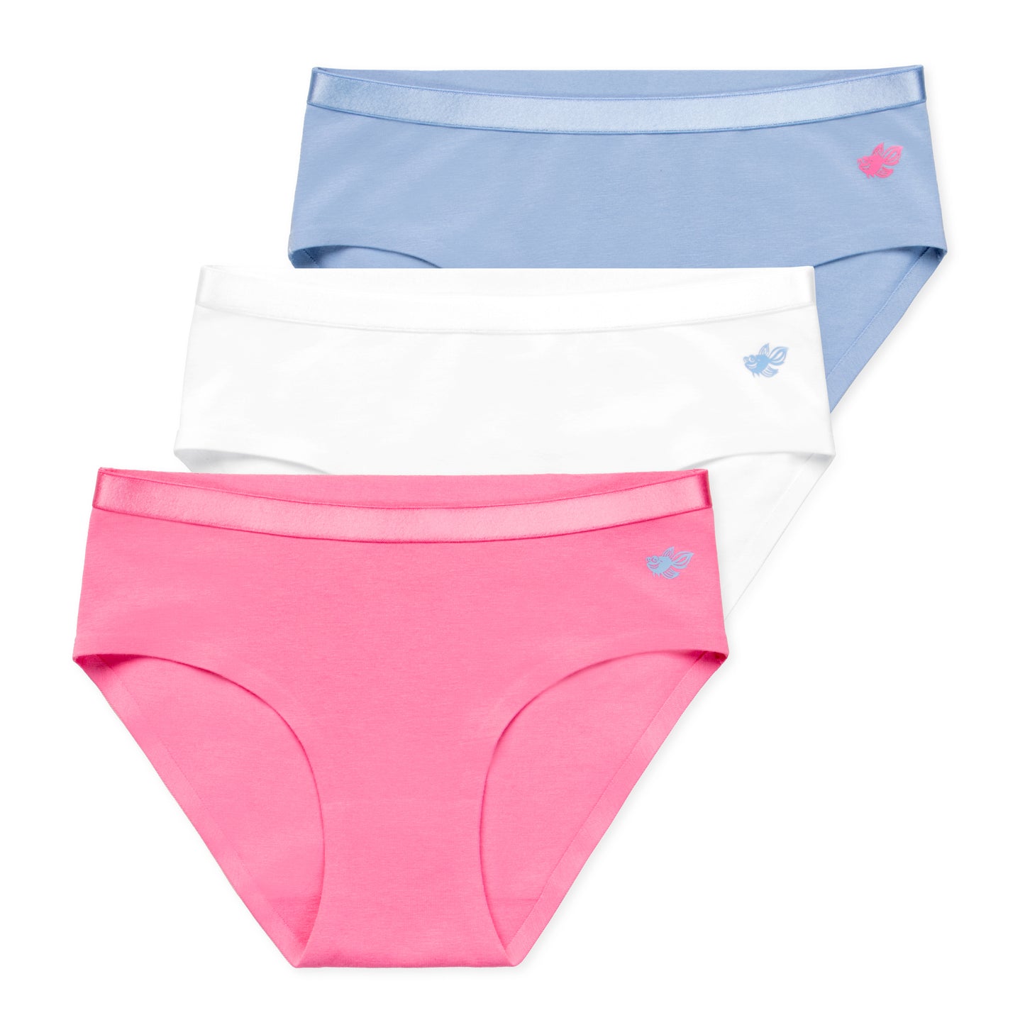 Bella Girls Briefs - ComfySeam (3-Pack)